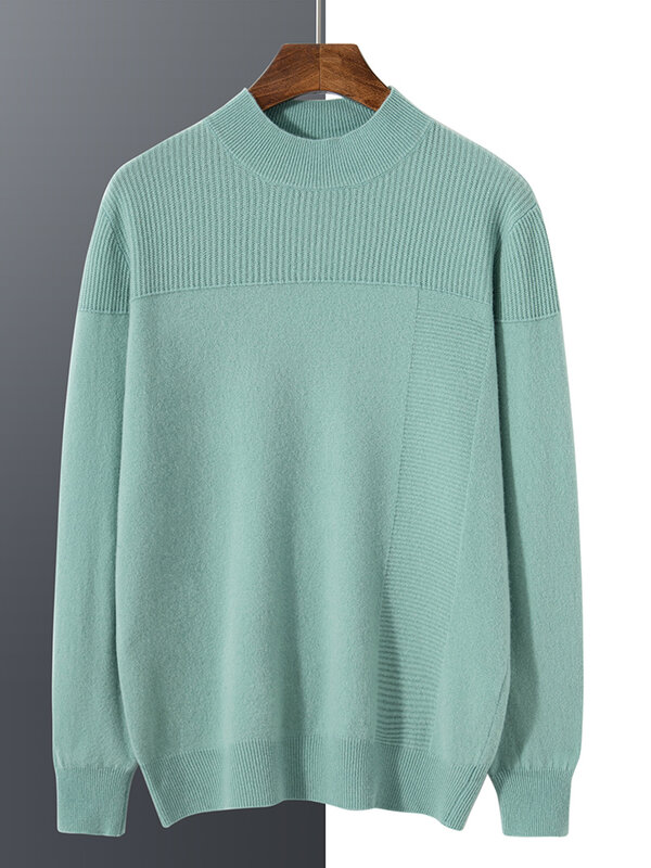 Herren 100% Merinowolle Strick pullover O-Neck Pullover Standard Wolle Herren bekleidung heißer Verkauf neue Mode für den Winter