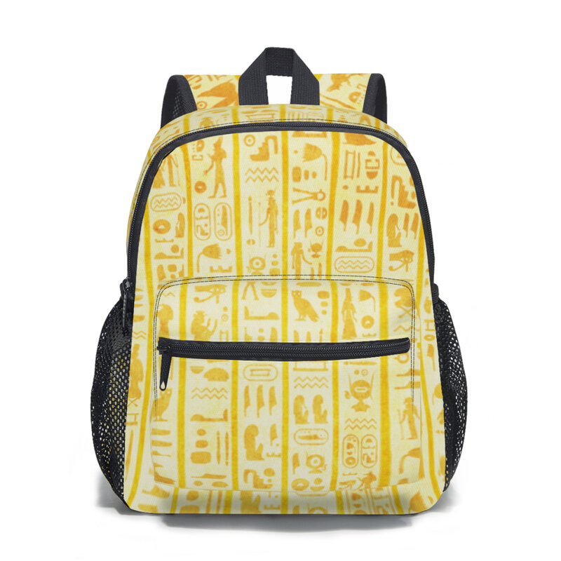 Old ancient egyptian hieroglyphs Kids School Backpack Child Schoolbag Bookbag Primary Student Bag for Girls Boys