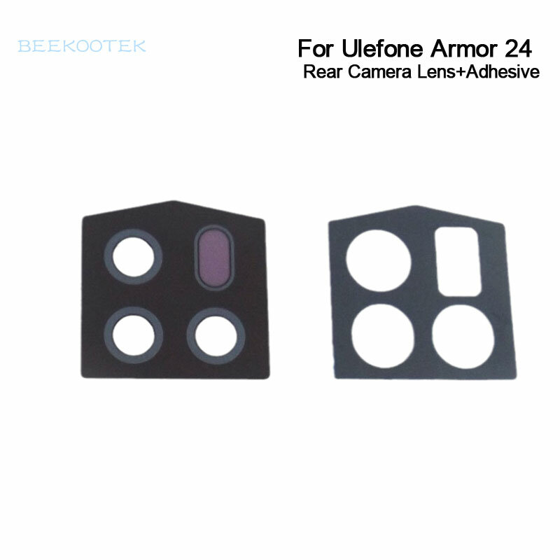 Ulefone Armor 24 lente de cámara trasera, cubierta de vidrio con espuma adhesiva para teléfono inteligente Ulefone Armor 24 Original, nuevo