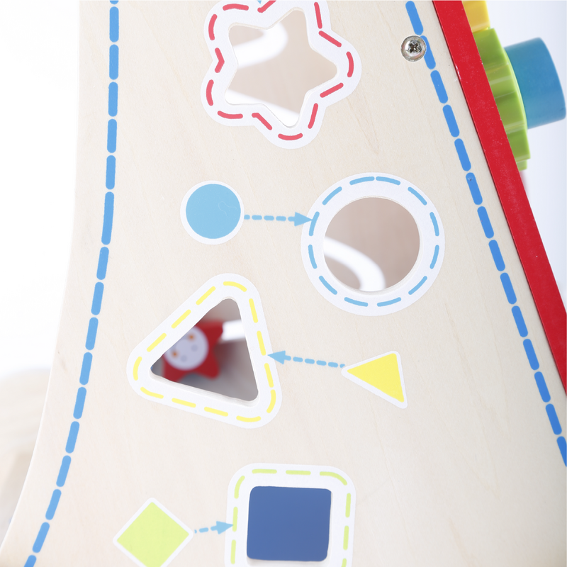 Top Sale Educational Wooden Baby Activity Walker For Wholesale Musical Learning