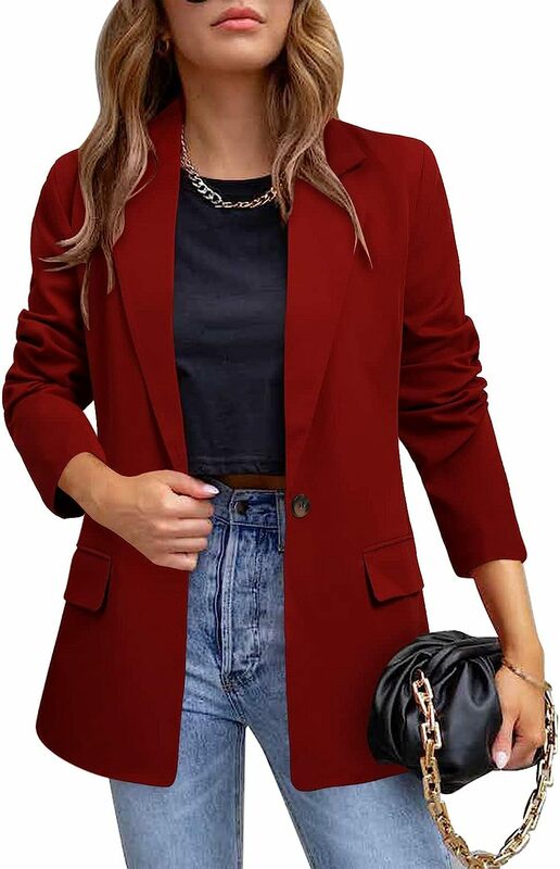 Women's Casual Suit Jacket Temperament Commuting Slim Autumn and Winter Coat Blazer Women