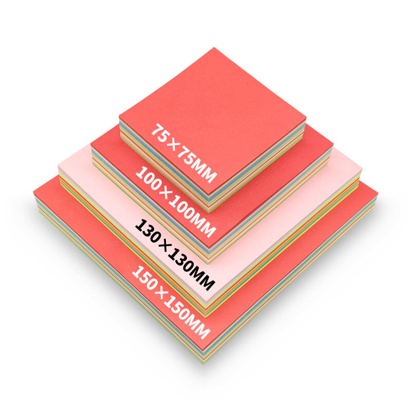 200 шт. оригами квадратные бумажные двухсторонние складные однотонные краны 20 цветов краны для детского сада Скрапбукинг
