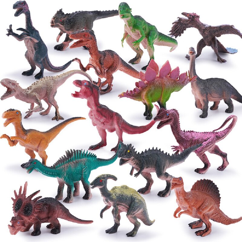 Giocattoli di dinosauro bambola di dinosauro bambini che vivono animali giocattoli educativi regali