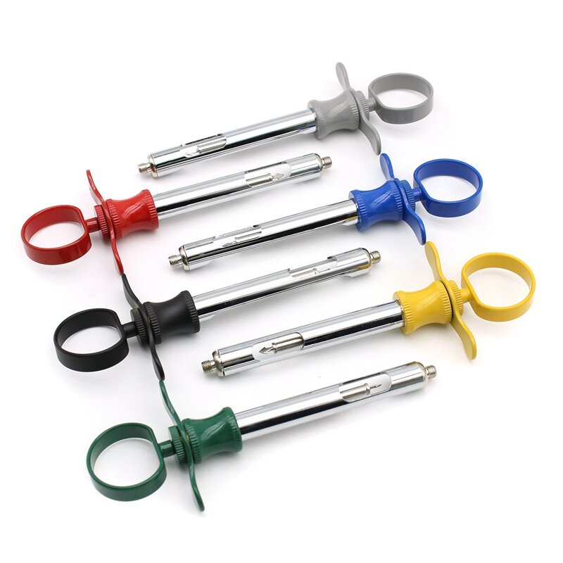 1pcs Dental Stainless Steel Syringe Anesthesia Aspirating Syringe Dentist Injector Tool Dentistry Surgical Instrument 6 colors