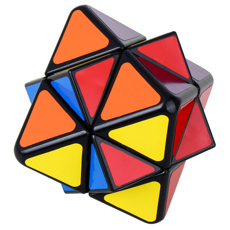 Lanlan-Magic Star Wolf Tooth Magic Cube Puzzle Game, Fun Idea, 4 Axis, 8 Lados, Brinquedo educativo, Presentes de férias