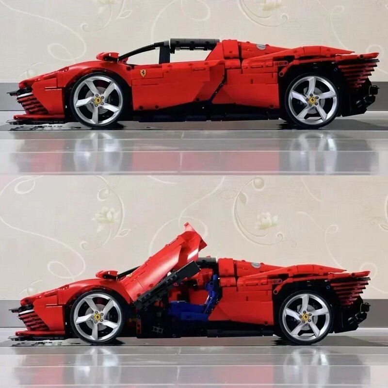 Nowy w magazynie 3778Pcs Daytonae Sp3 samochodowe klocki budowlane Supercar klocki zabawki dla dzieci prezent urodzinowy kompatybilny 42143
