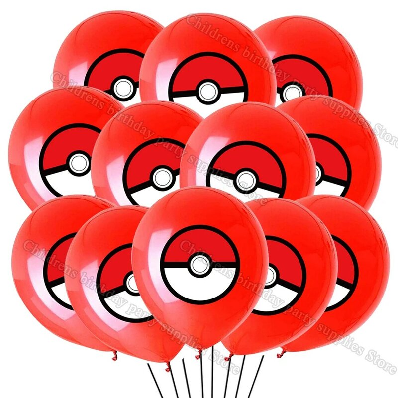 /20pcs pokemon pikachu 12inch infla tie Latex Ballon Anime Tier Kinder Geburtstags feier liefert DIY Geschenk Party Dekoration