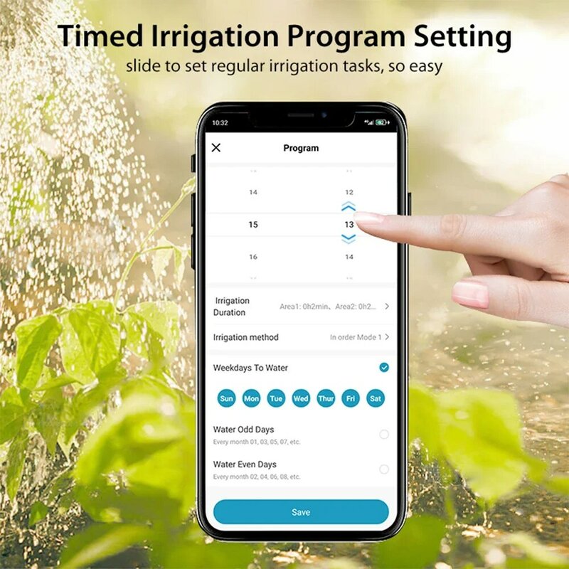 2,4g/5g Tuya Wifi Sprinkler Controller Unterstützung 16 Zonen Wasser Timer Garten bewässerung automatische Bewässerung Bewässerungs system