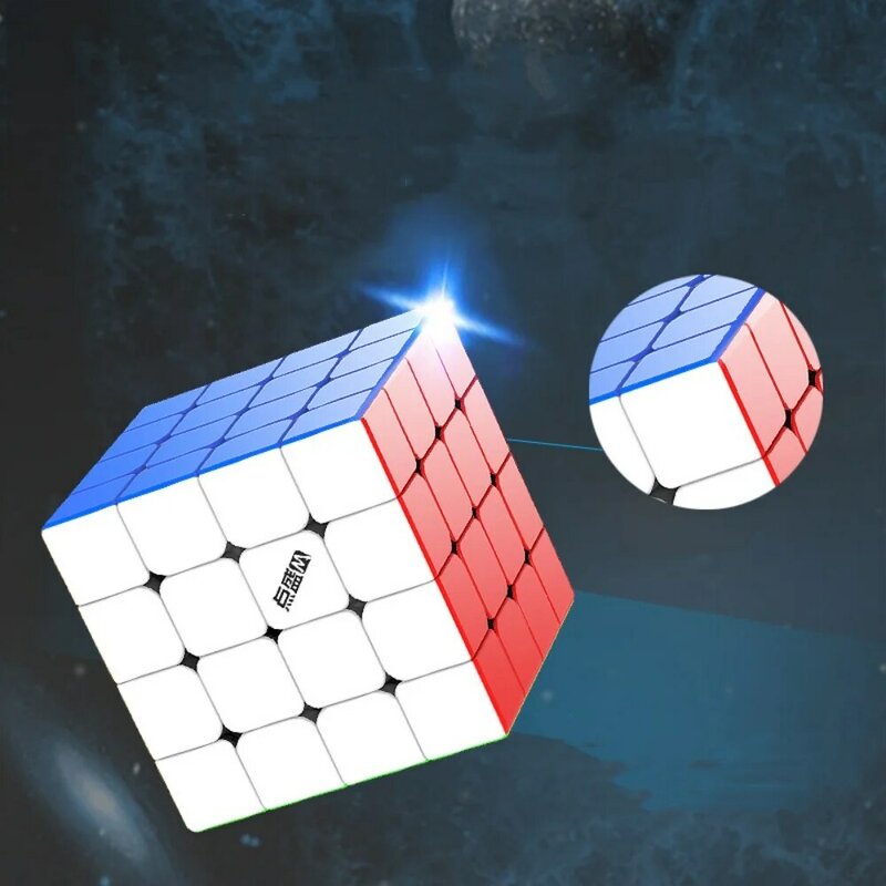 Układ Słoneczny DianSheng S4M Magnetyczna kostka prędkości Bez naklejek Profesjonalna kostka Fidget 4x4x4 Cubo Magico Puzzle Cube