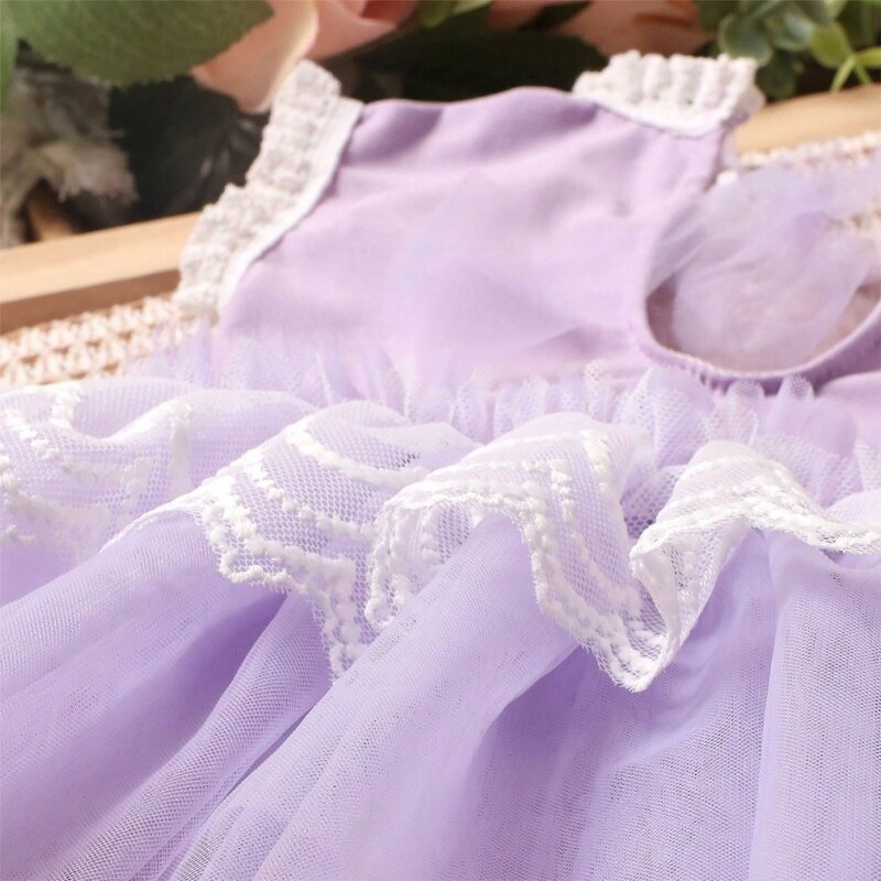 Vestido de sesión de fotos para bebé recién nacido con diadema, falda de princesa para bebé con gorro