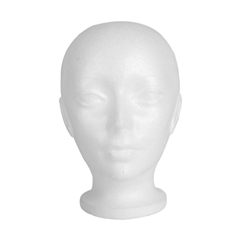 2x Mannequin Kopf stehen Modell Haar brille Hut Display für Hüte nach Hause Haar teile