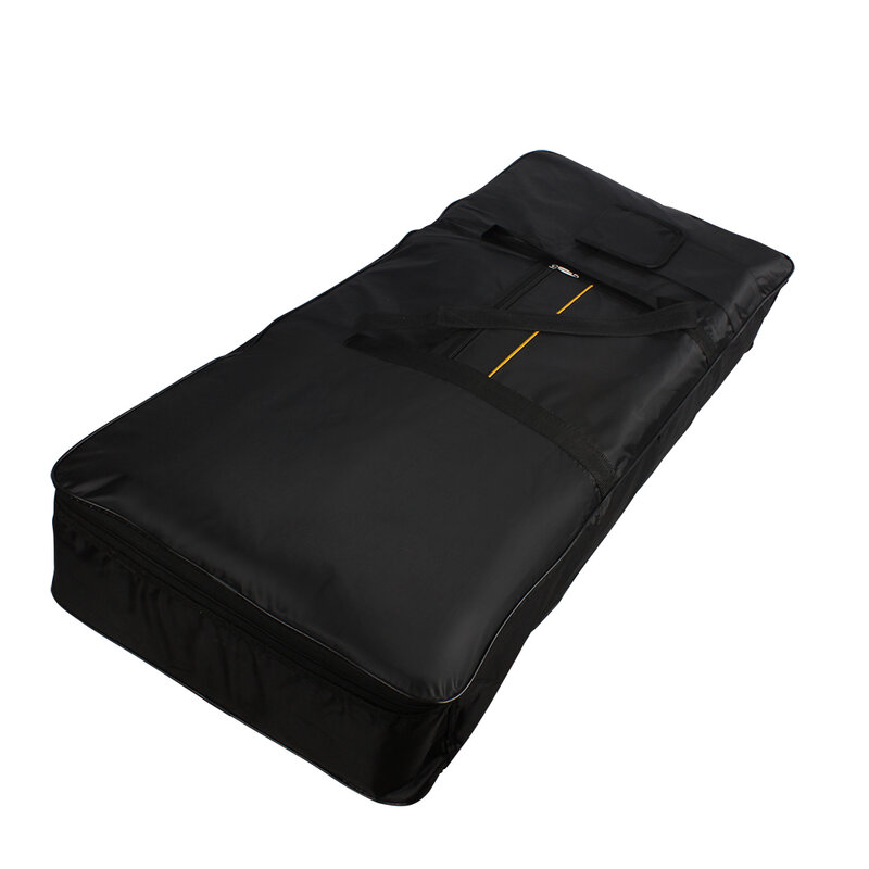 Tas portabel hitam tahan air paket elektronik 61 kunci tas jinjing Oxford tempat penyimpanan casing Keyboard Aksesori instrumen