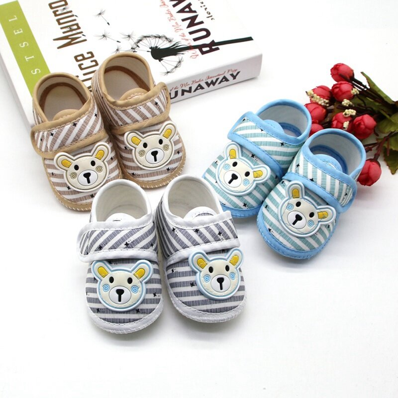 Bobora Winter Baby Shoes Newborn Boys Girls Warm Plush Cotton Shoes Snow Boots With Plush Ball Infant Anti-slip Toddler Shoes