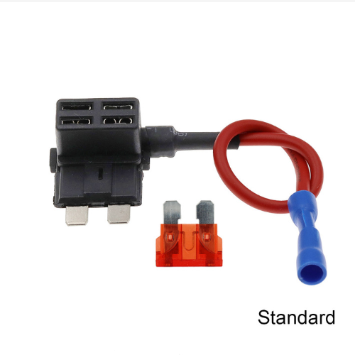 12V 24V MINI SMALL MEDIUM Size Car Fuse Holder Add-a-circuit TAP Adapter with 10A Micro Mini Standard ATM Blade Fuse