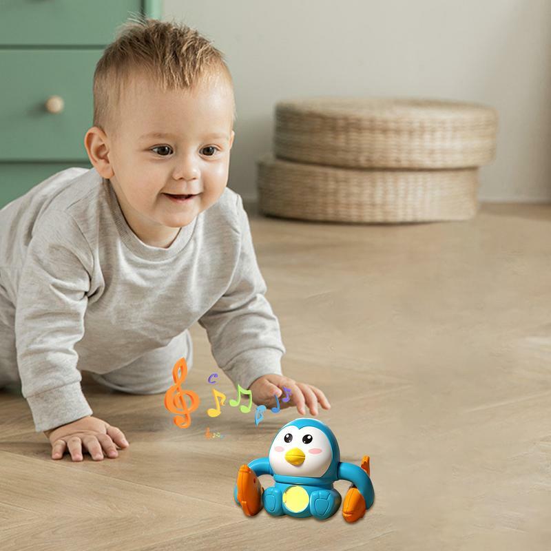 Toddler Crawling Toys Electric Crawling Sensor Toy With Sound Funny Crawling Guide For Fine Motor Skills For Courtyard Outing