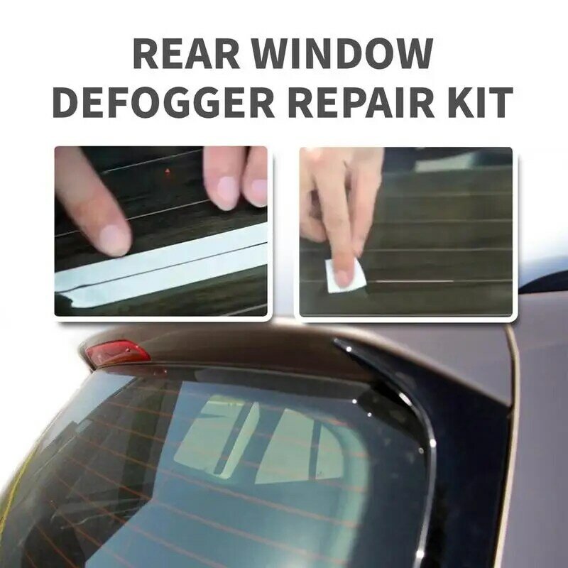 Kit perbaikan kaca depan mobil, aksesori perawatan mobil Defogger Strip perbaikan kaca depan untuk mobil