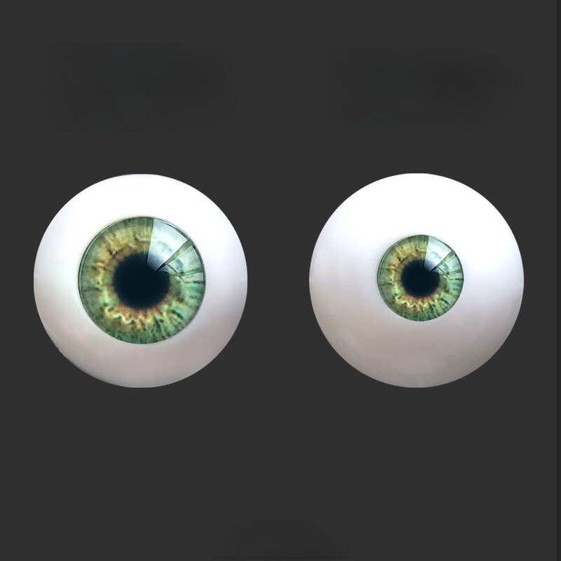 Глазные яблоки круглой формы 16 мм, аксессуары для игрушек «сделай сам» для кукол, элегантные аксессуары ручной работы из зеленой серии