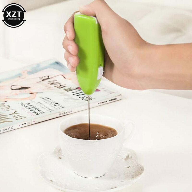 Mini batedor de café agitador cozinha ferramentas handheld agitador leite elétrico espuma leite elétrico