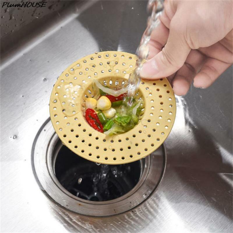 Kitchen Sink Filter Strainer Sewer Strainer Stopper Floor Drains Hair Catcher Waste Collector for Kitchen Bathroom Accessories