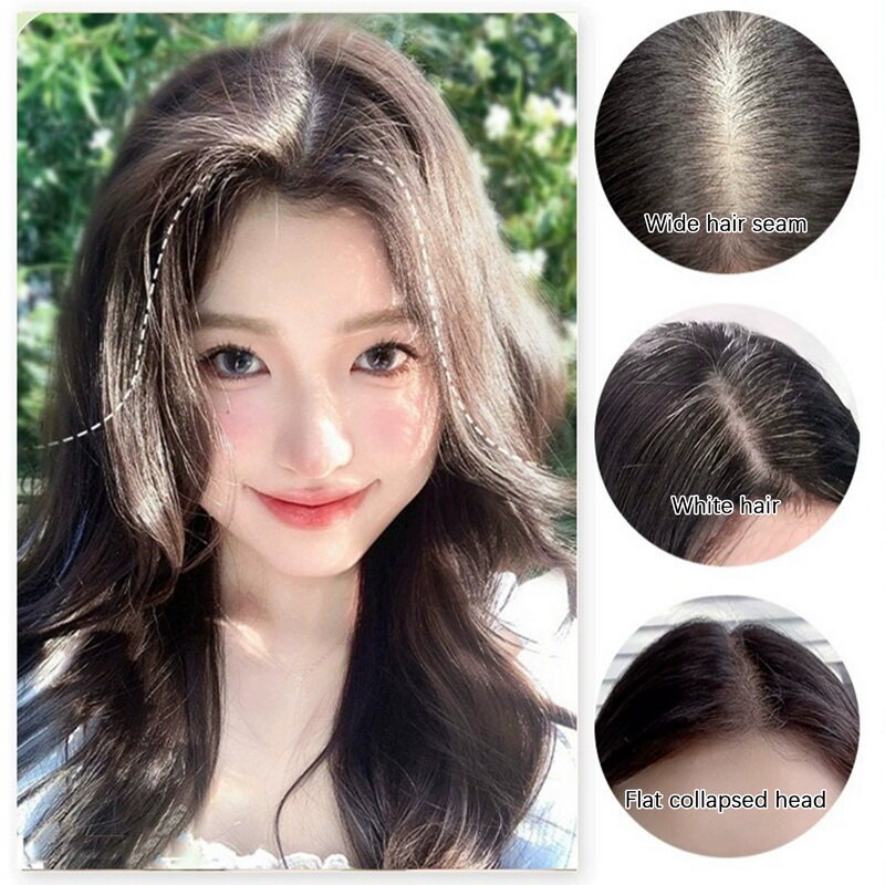 Synthetic Fake Air Bangs Heat Resistant Hairpieces Natural Black Brown Fake Fringe Hair Bangs Clip In Hair Extensions For Women