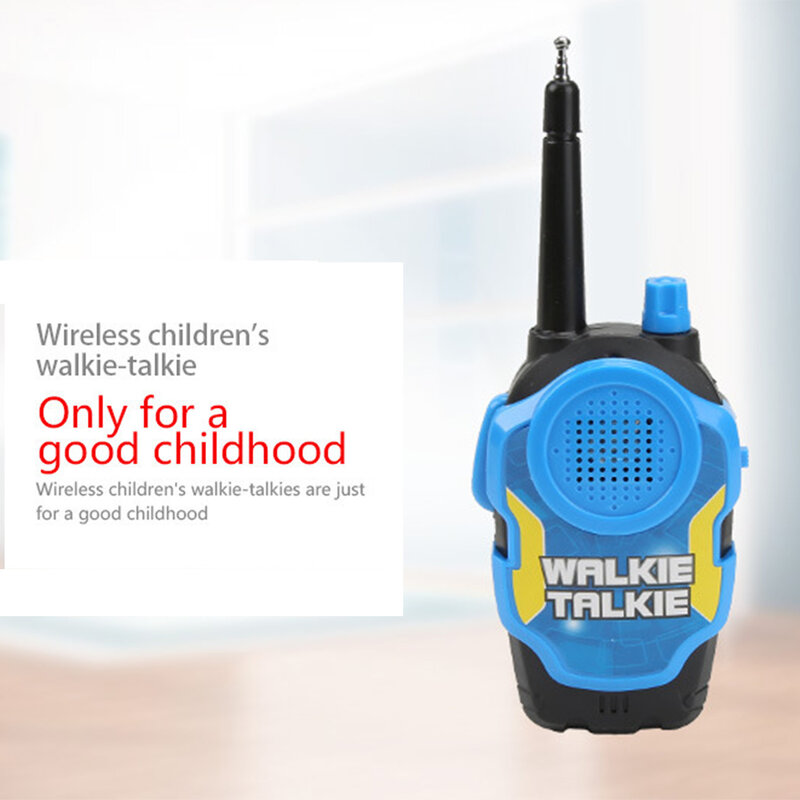 Walkie-talkie de 2 piezas para niños, Mini receptor de Radio, regalo de cumpleaños y Navidad