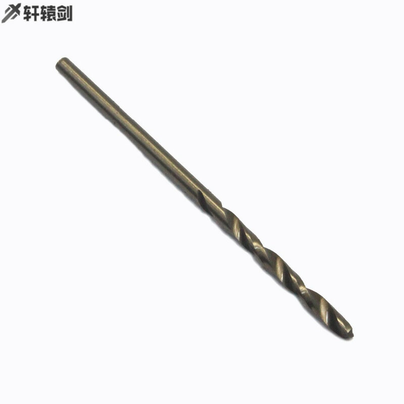 10PCS 4.1 4.2 4.3 4.4 4.5 4.6 4.7 4.8 4.9 5mm HSS-CO M35 Cobalt Steel Straight Shank Twist Drill Bits For Stainless Steel