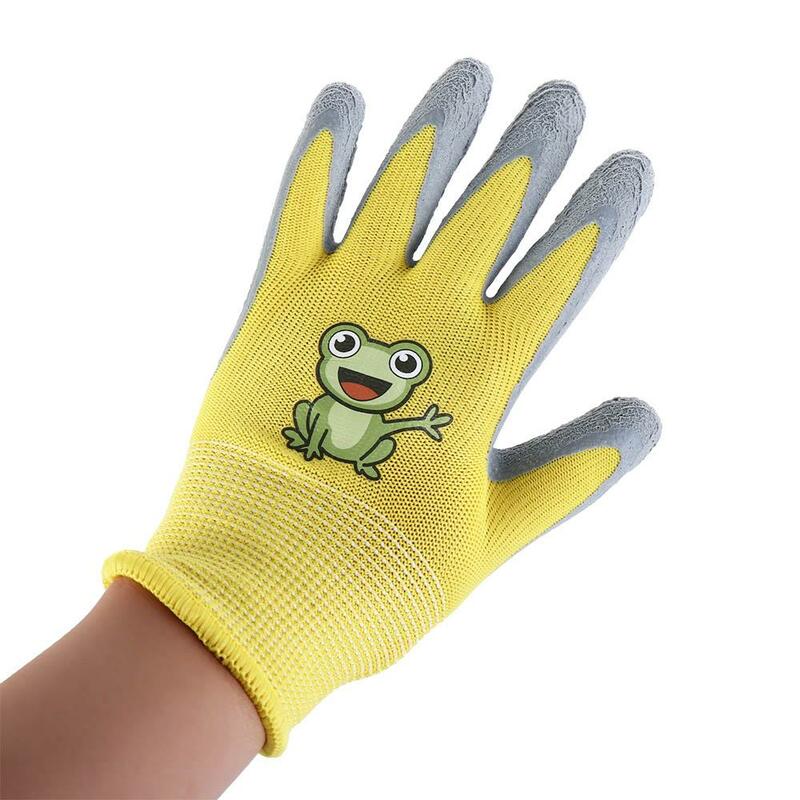 Rutsch feste Garten handschuhe Sicherheit langlebige atmungsaktive Arbeits handschuhe Schutz Kinder Schutz handschuhe Kinder