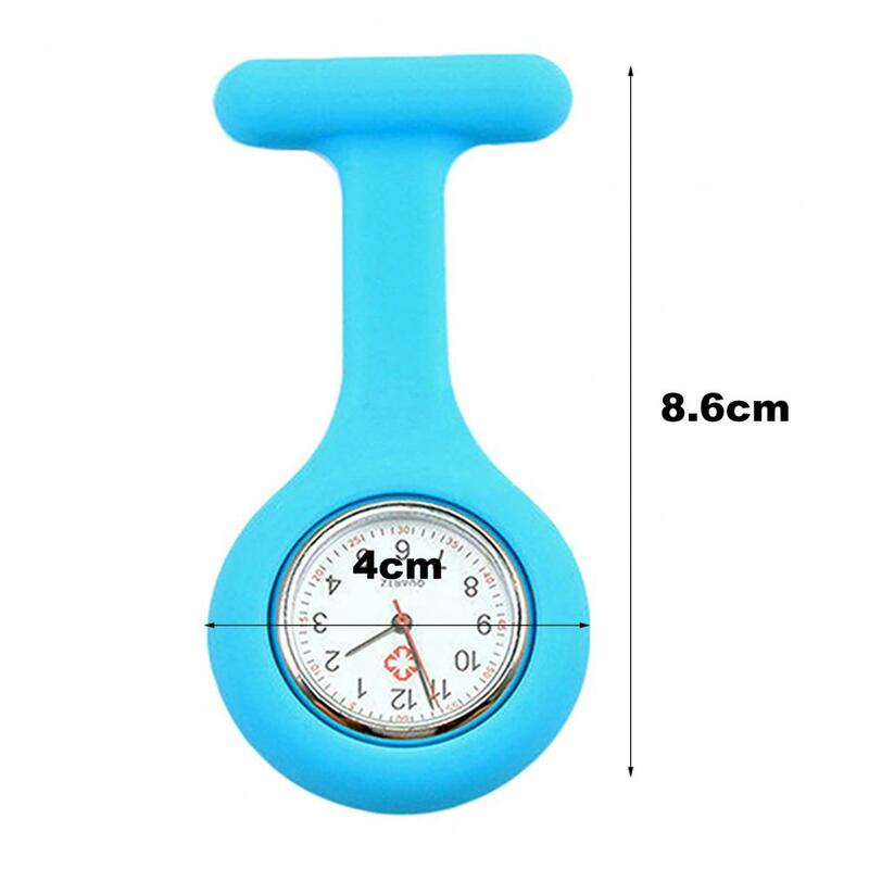 Unisex Nurse Watch Brooch Nurse Doctor Silicone Pocket Watches Hospital Brooch Pins Pandant Gift Clock For Men And Women