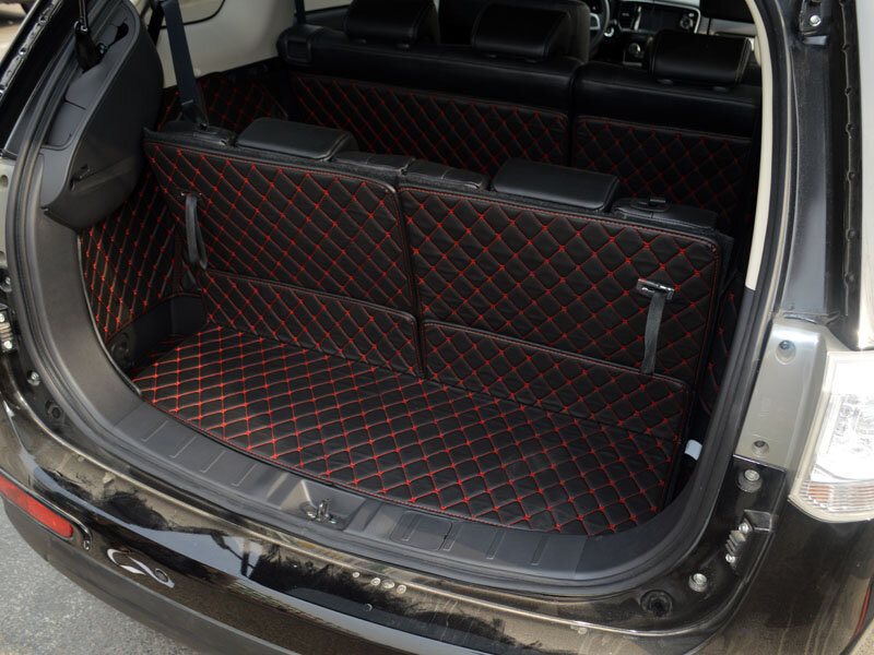 Автомобильные специальные коврики для багажника RKAC для Mitsubishi Outlander, 7-местные прочные водонепроницаемые коврики для Outlander, 7-местные 2018