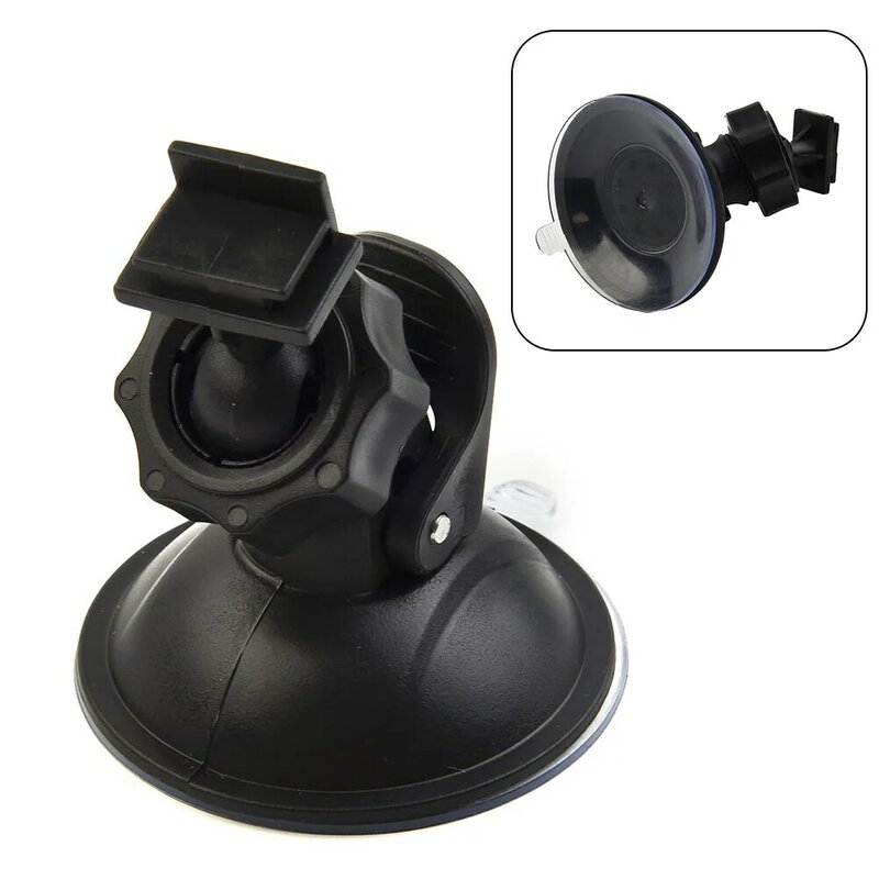 For A Travel Recorder Suction Cup Suction Cup Mount 1* Black L Head Material Silica Plastic Small Size Convenient To Carry