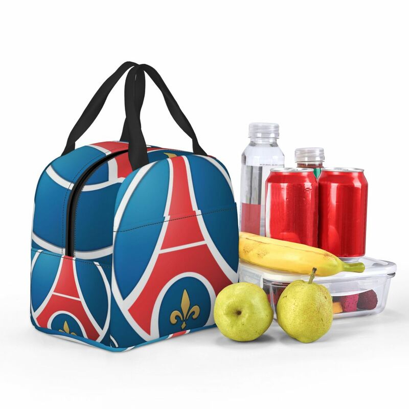 P-Paris Saint-Germain F-F.C Lunch Bag Insulation Bento Pack Aluminum Foil Rice Bag Meal Pack Ice Pack Bento Handbag