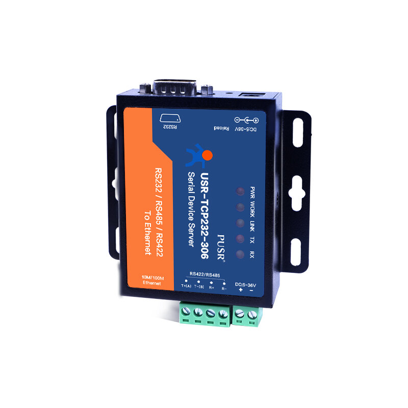 PUSR RS232 RS485 RS422 a Ethernet TCP IP Modbus Gateway Serial Device Server USR-TCP232-306