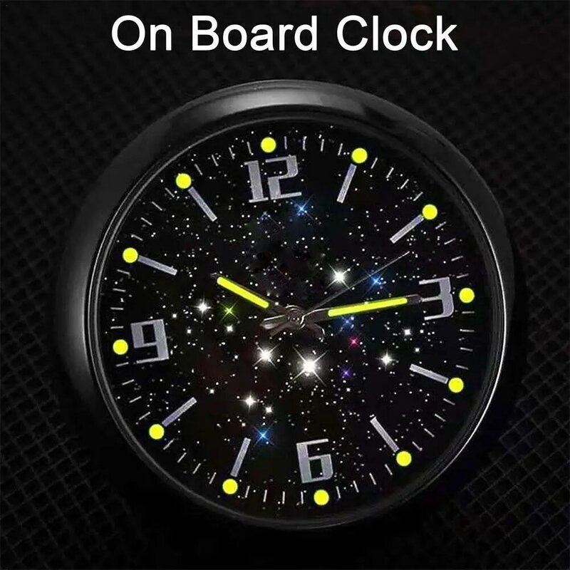 Reloj luminoso de cuarzo con Clip para salida de aire de coche, accesorio impermeable para estilizar el coche