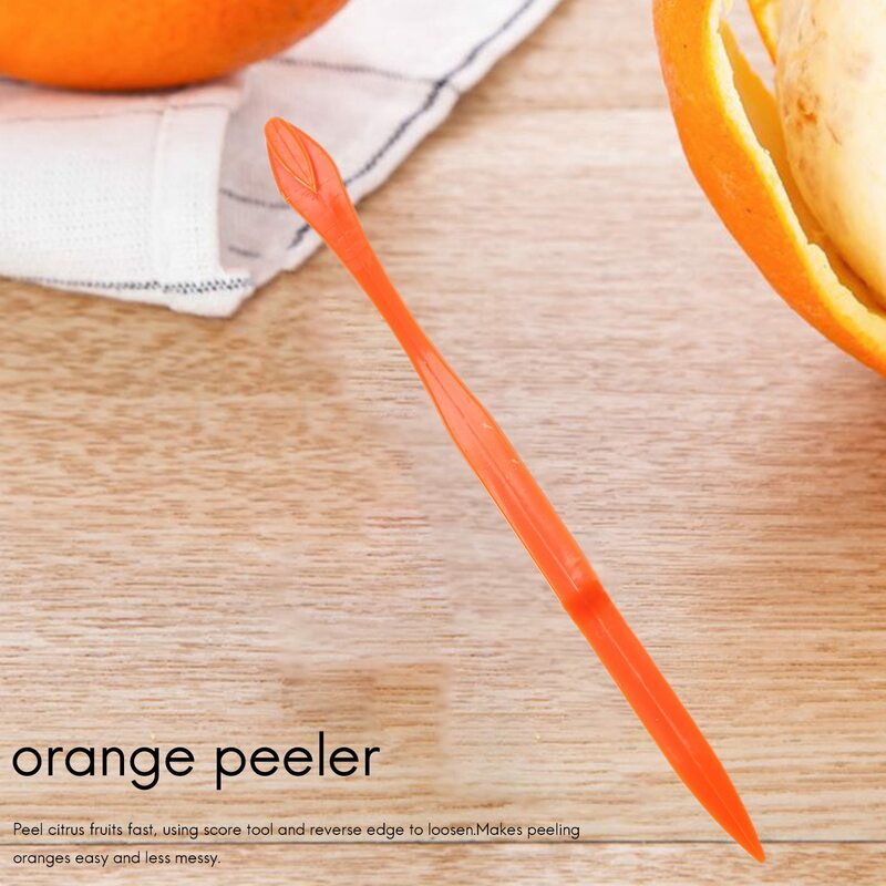 簡単なオレンジシトラスペラー、明るいオレンジ色のキッチンツール、6個