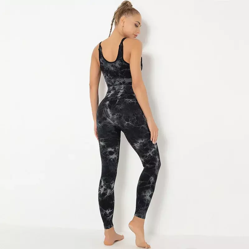 2 pçs tie dye leggings de yoga para fitness mulheres esporte collants sem costura scrunch butt legging cintura alta calças de treino esportivas ginásio
