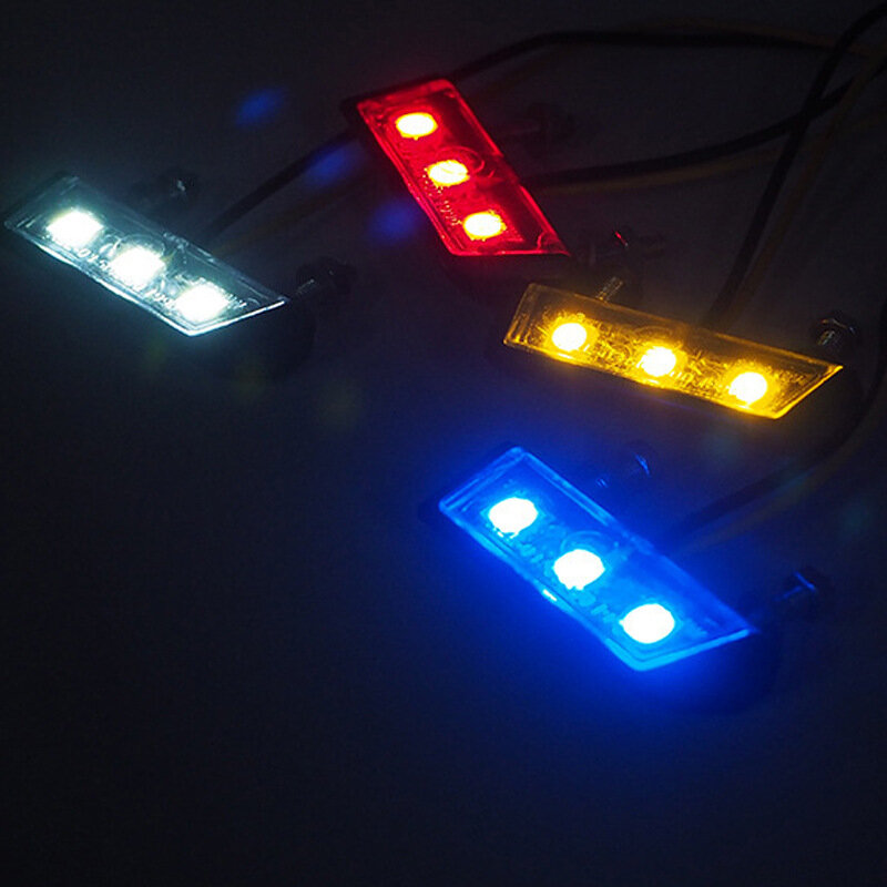 Luz LED para matrícula de motocicleta, 1 piezas, 12V, impermeable