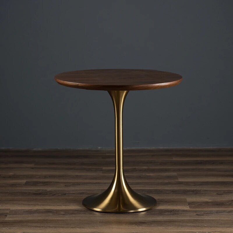 Круглый журнальный столик в скандинавском стиле, современный деревянный журнальный столик для гостиной, роскошная современная мебель для отеля