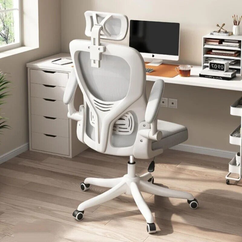 Girar Mesh Computer Chair, conforto doméstico, elevador sedentário, ergonômico, escritório dormitório, cadeira de estudo, esports cadeira giratória, novo