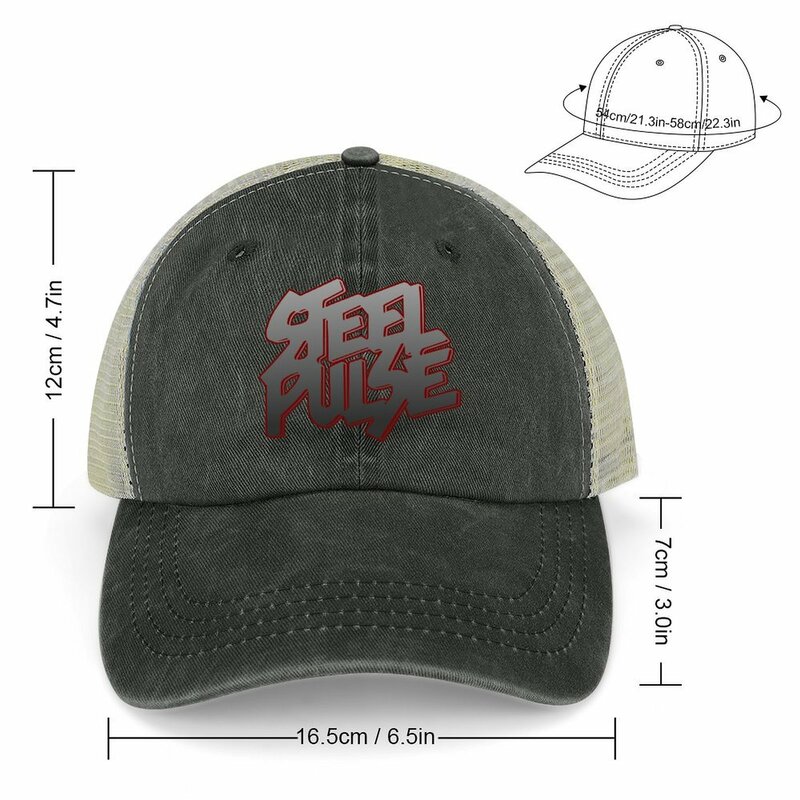Steel Pulse: Roots Reggae Cowboy Hat Luxury Man Hat Anime Men's Luxury Women's