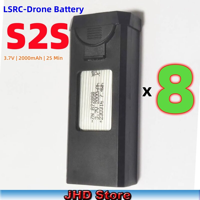 JHD Original LSRC S2S Battery For S2S Battery 2000mAh  S2S Mini Drone Battery S2S RC Qudcopter Original Battery