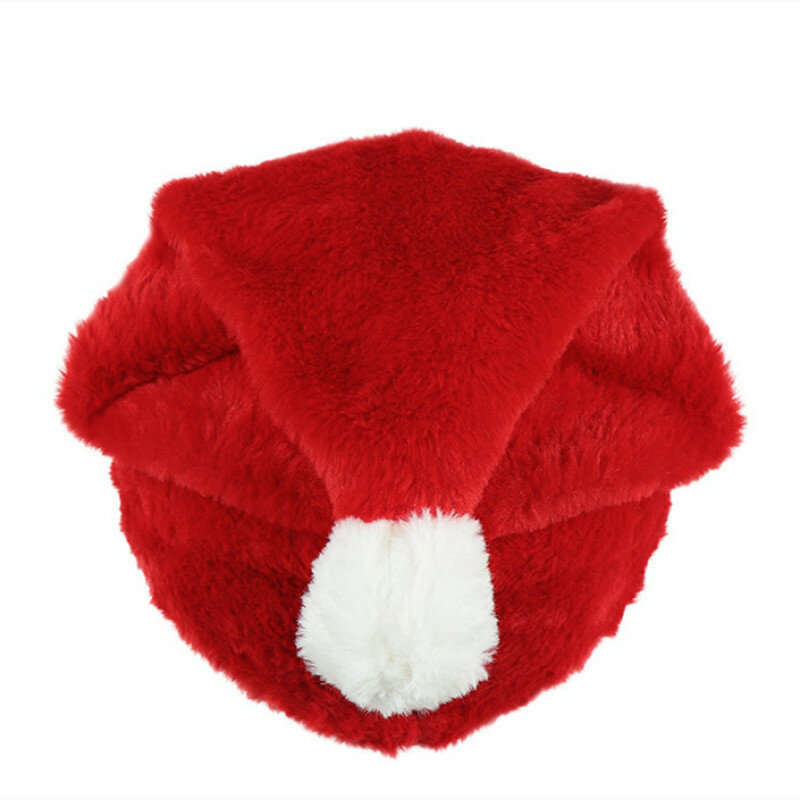 Kreatywne świąteczne pluszowa pokrowiec na kask dla mężczyzn, trwała ochraniacz na kask, przyciągająca wzrok, wygodna