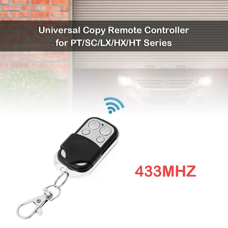 5/10pcs 433MHz Smart Copy Duplicator Remote Control 4 Button Electric Garage Door Gate Remote Cloning 433.92 MHz Transmitter