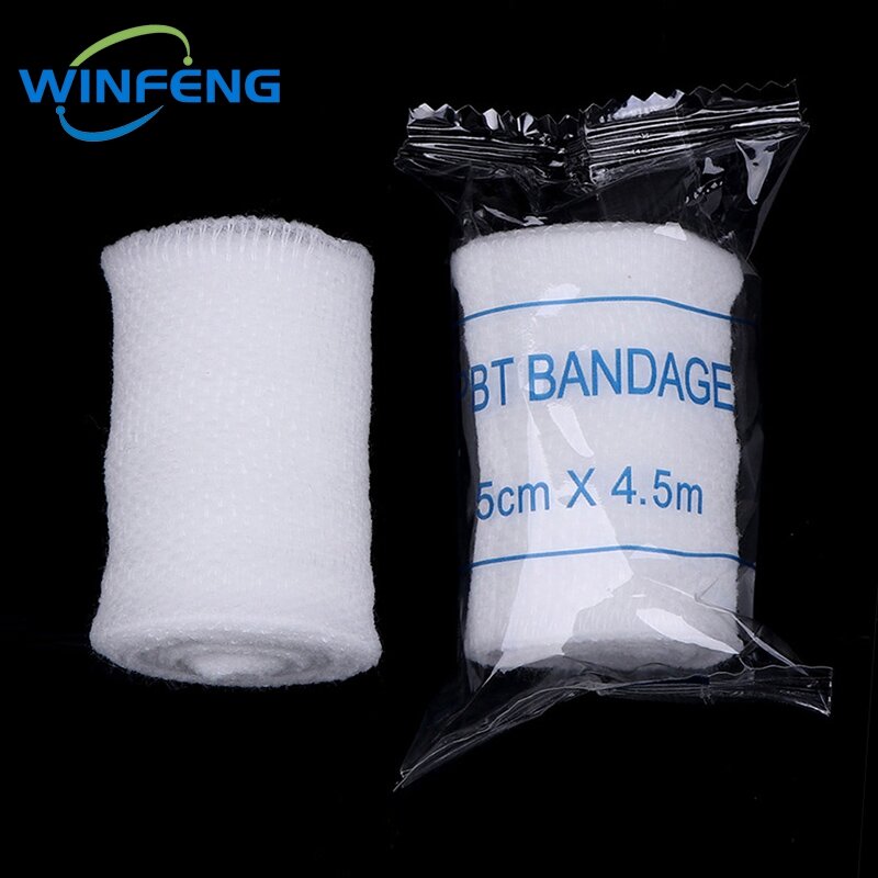 10Pcs Ehbo Pbt Elastische Bandages Ademend Katoen Wondverzorging Dressing Gaas Medische Verpleging Survival Kits