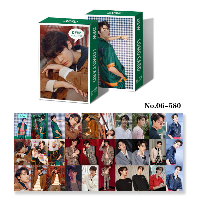 30 sztuk/zestaw Kpop tajlandia F4 Dew Brightwin Mewgulf Taynew Earthmix YINWAR OffGun Photocards HD Lomo Crads dla kolekcja dla fanów prezent