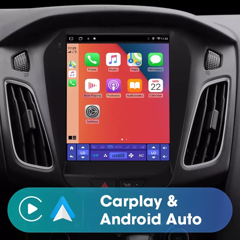 Srnubi-Leitor multimídia para carros, Carplay, rádio, GPS, auto estéreo, DVD, Android 12, 9.7 ", Ford Focus 3 Mk 3 2011 2012-2019