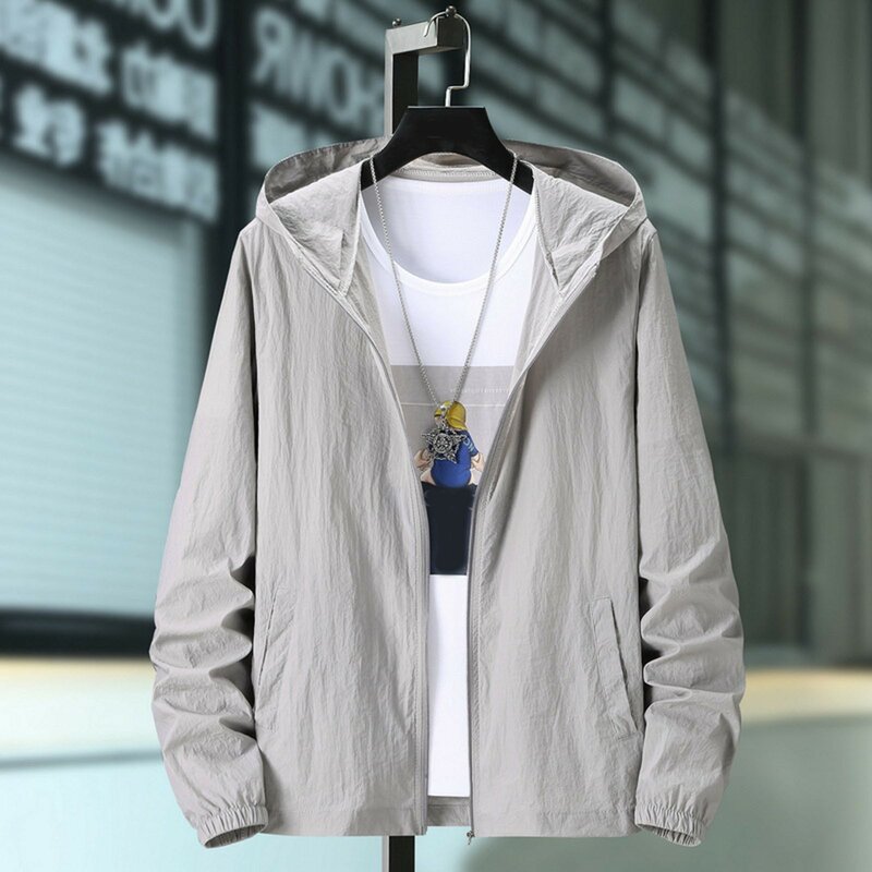 Cárdigan con bolsillo de superficie sólida para hombre, chaqueta de suéter con cremallera, chaquetas finas de burbujas, ropa de moda coreana