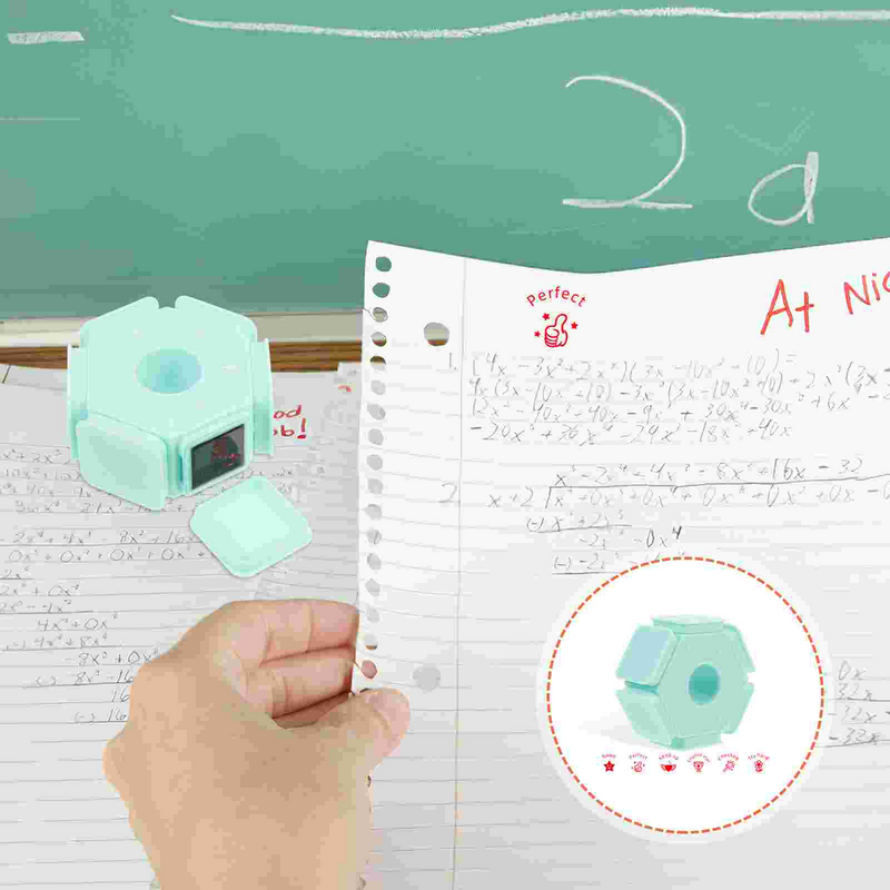School Small Portable Comment Multi-side Comment English Teachers Teacher Stamp For Teacherser Teacher Supply Small Stamp