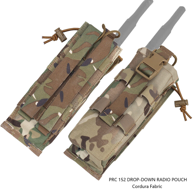 العسكرية راديو الحقيبة اسلكية تخاطب حقيبة ل PRC 152 المنسدلة راديو التكتيكية مول حزام سترة صيد أداة خارجية الحقائب