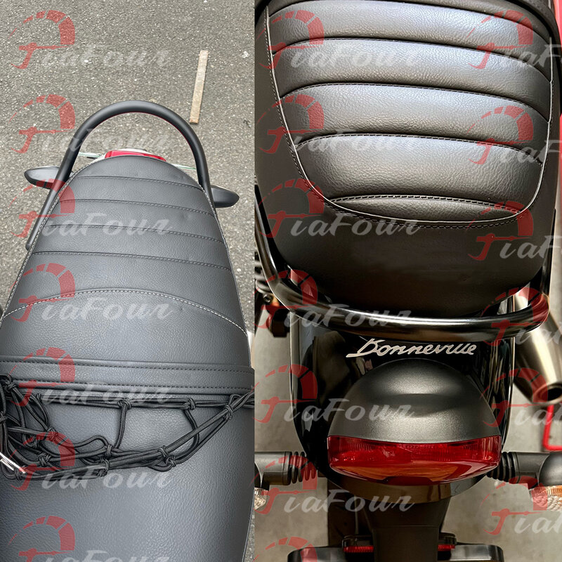 Fit For Street Twin 900 Street Scrambler 900 Motorcycle Passenger Rear Seat Grab Bar Handles Seat Armrest Handle luggage Rack