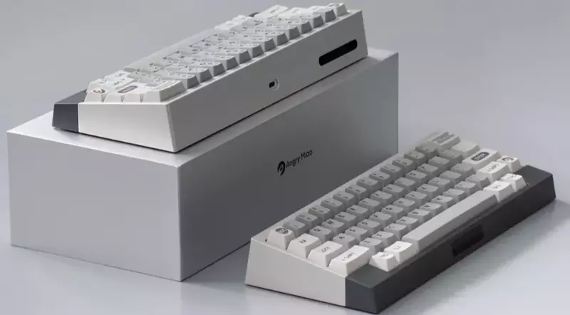 Wütend miao am65 weniger mechanische Tastatur drahtlose Bluetooth-Tastatur Touch RGB Hintergrund beleuchtung Hot-Swap-Tastatur Gaming-Zubehör Geschenke